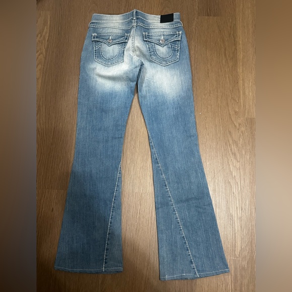 True Religion Light Blue Flare Jeans - Picture 2 of 2